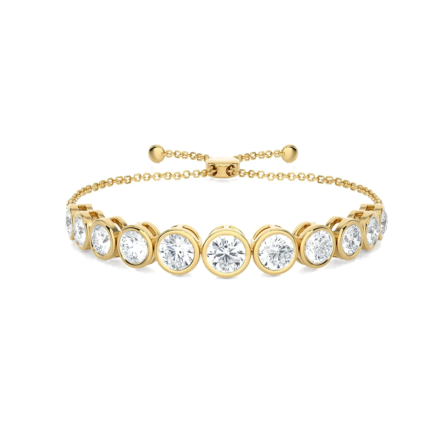 1 5/8 ctw Round Lab Grown Diamond Fashion Bracelet