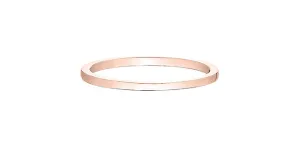 10K Rose Gold Fine Plain Band