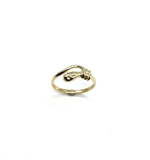 14k Yellow Gold Snake Ring