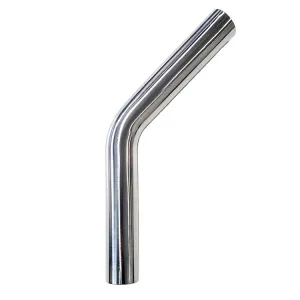 2.500" x 0.047" 45° Mandrel Bend CP2 Titanium - (3.750" CLR / 6.000" Legs)