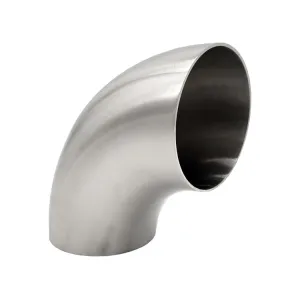 3.000" OD x 0.047" (1.2mm) Tight Radius 90° Mandrel Bend - (3.150" CLR) - CP1 Titanium