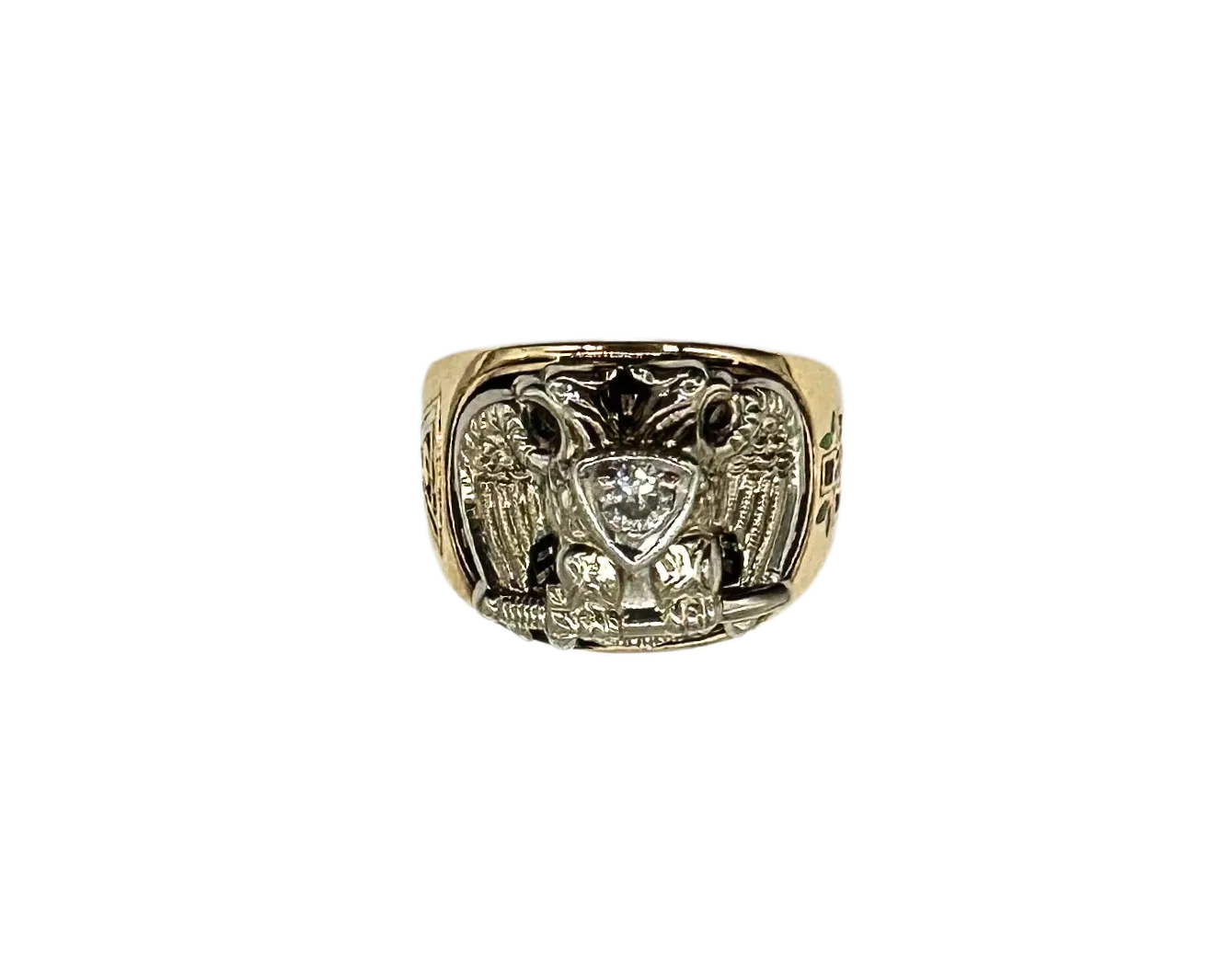 32nd Degree Masonic Double Eagle Ring