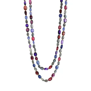 60 inch Multicolored Bead Necklace