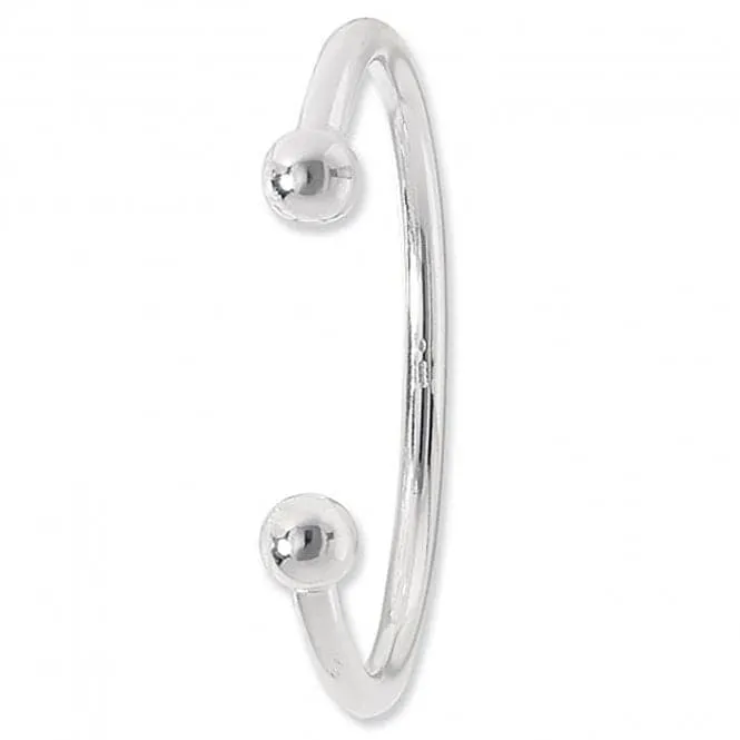 Acotis Silver Bangle Men's Torc G4023