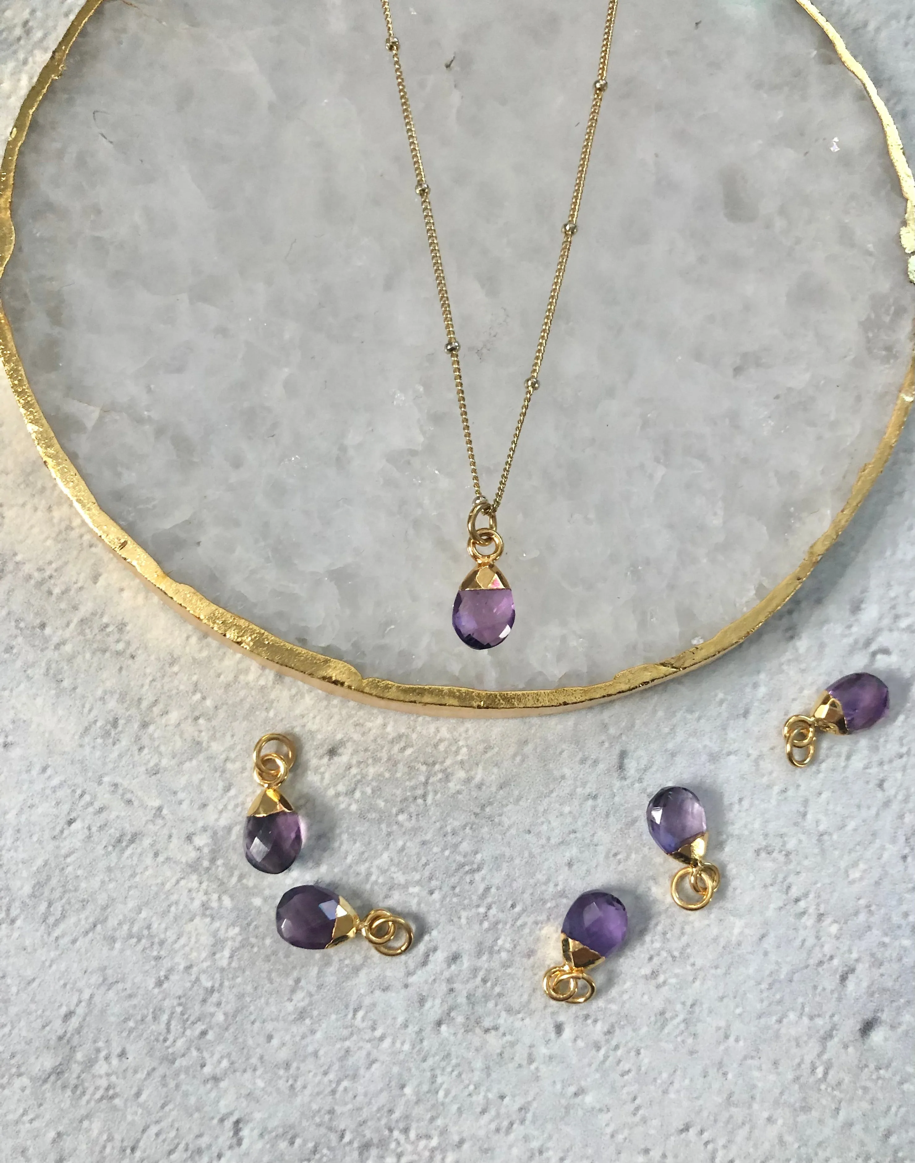 Amethyst Crystal Necklace