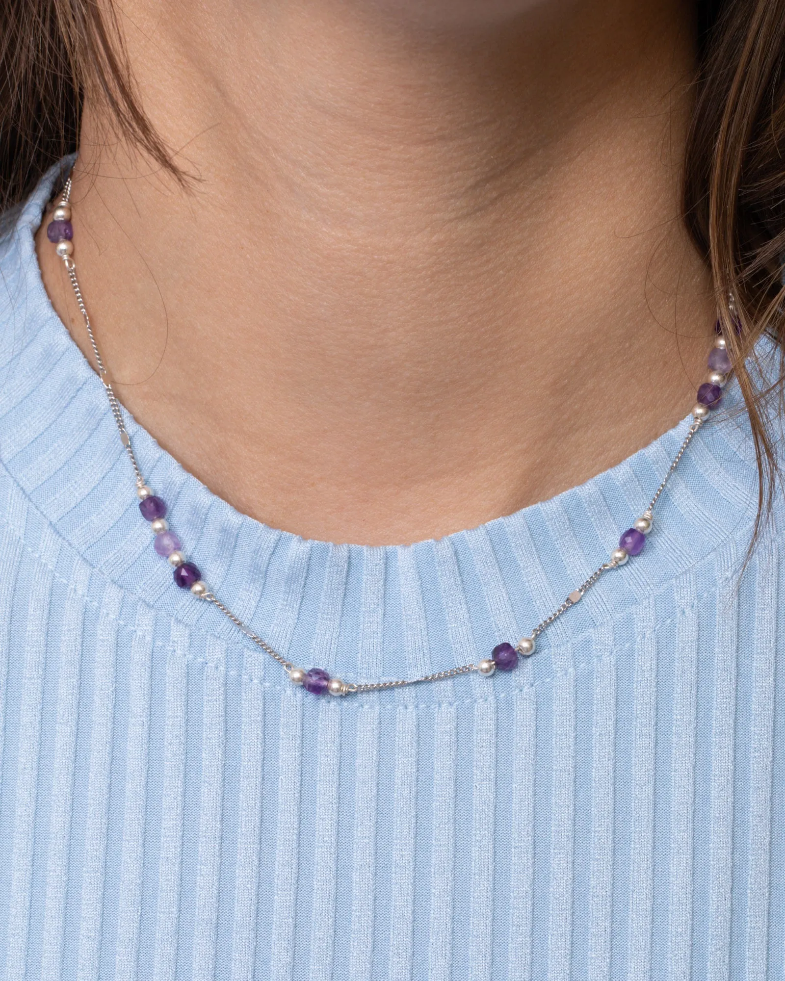 Amethyst Italian Necklace