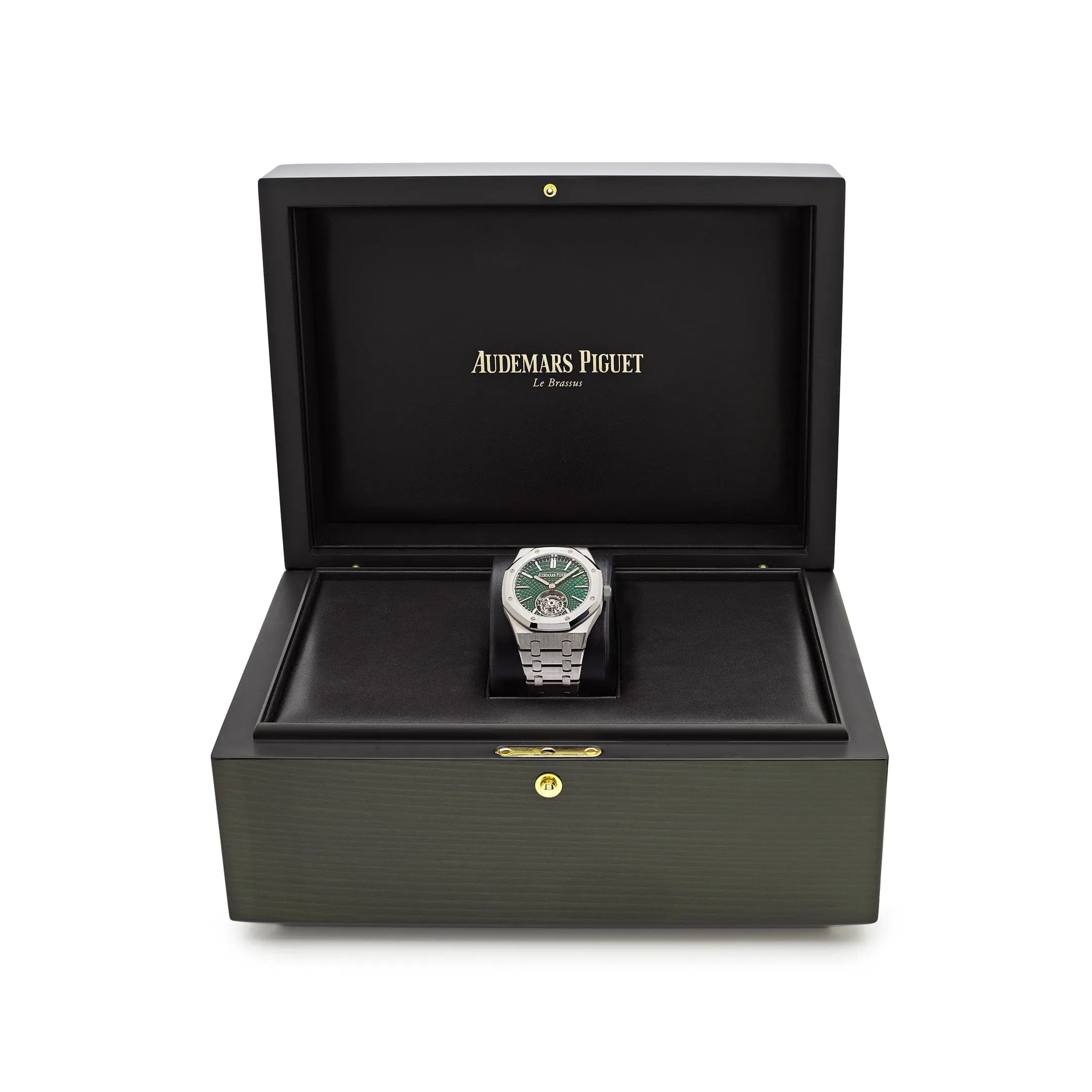 Audemars Piguet Royal Oak 26534TI.OO.1220TI.01 Selfwinding Flying Tourbillon Green Dial Limited Edition