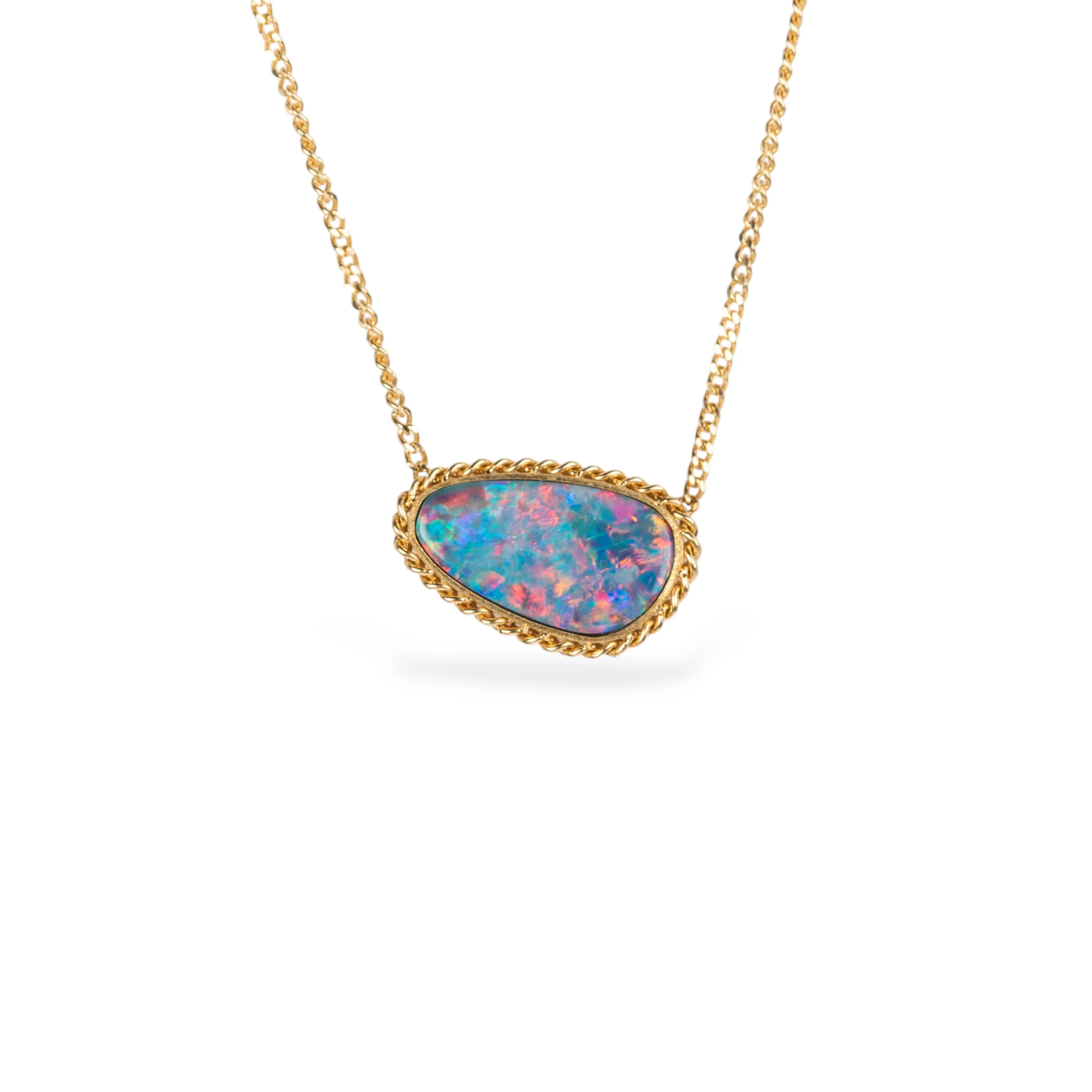 Australian Opal Pixie Dust Necklace