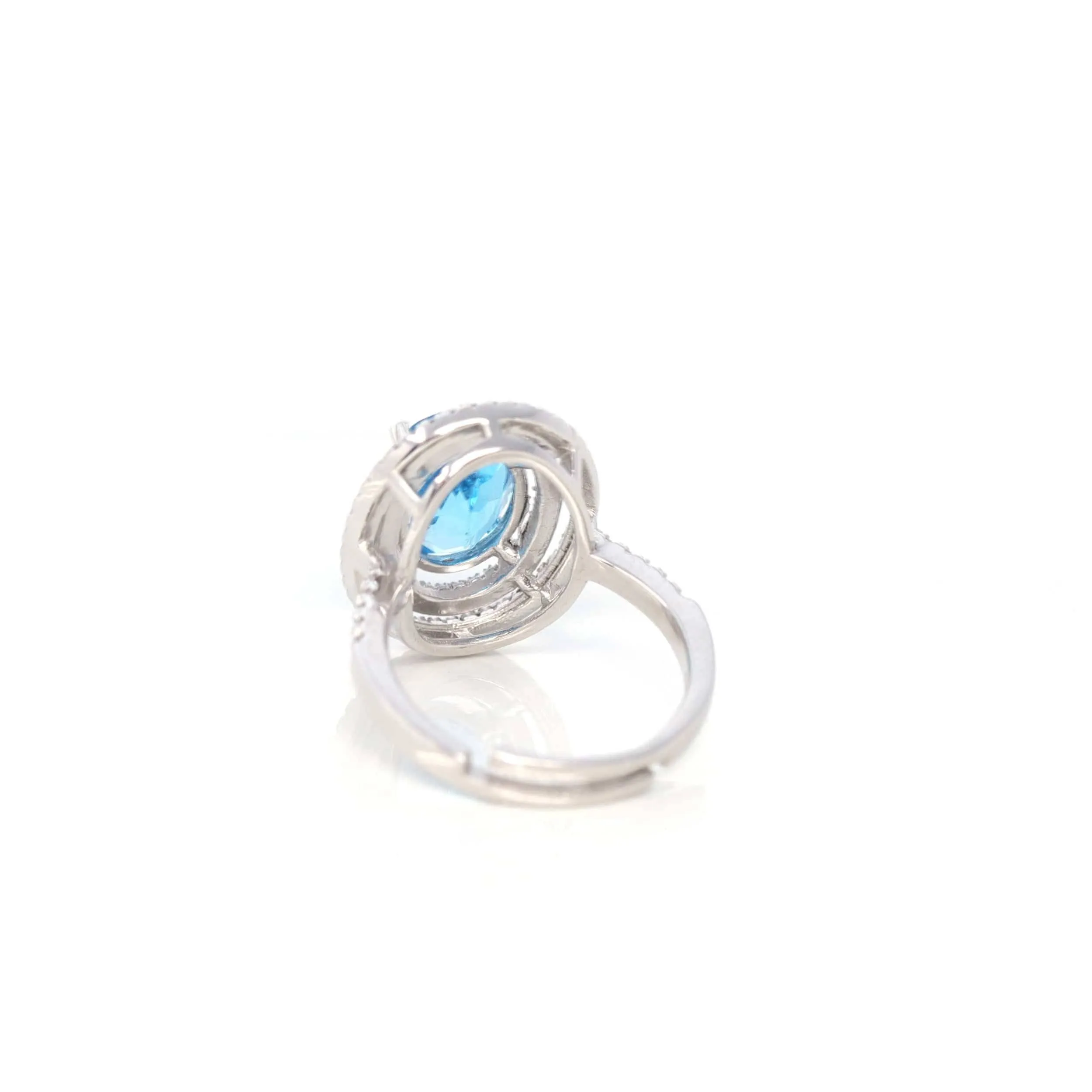 Baikalla™ Sterling Silver Swiss Blue Topaz Ring