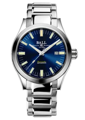 BALL Engineer M Marvelight 43MM Blue Dial Watch Box Papers