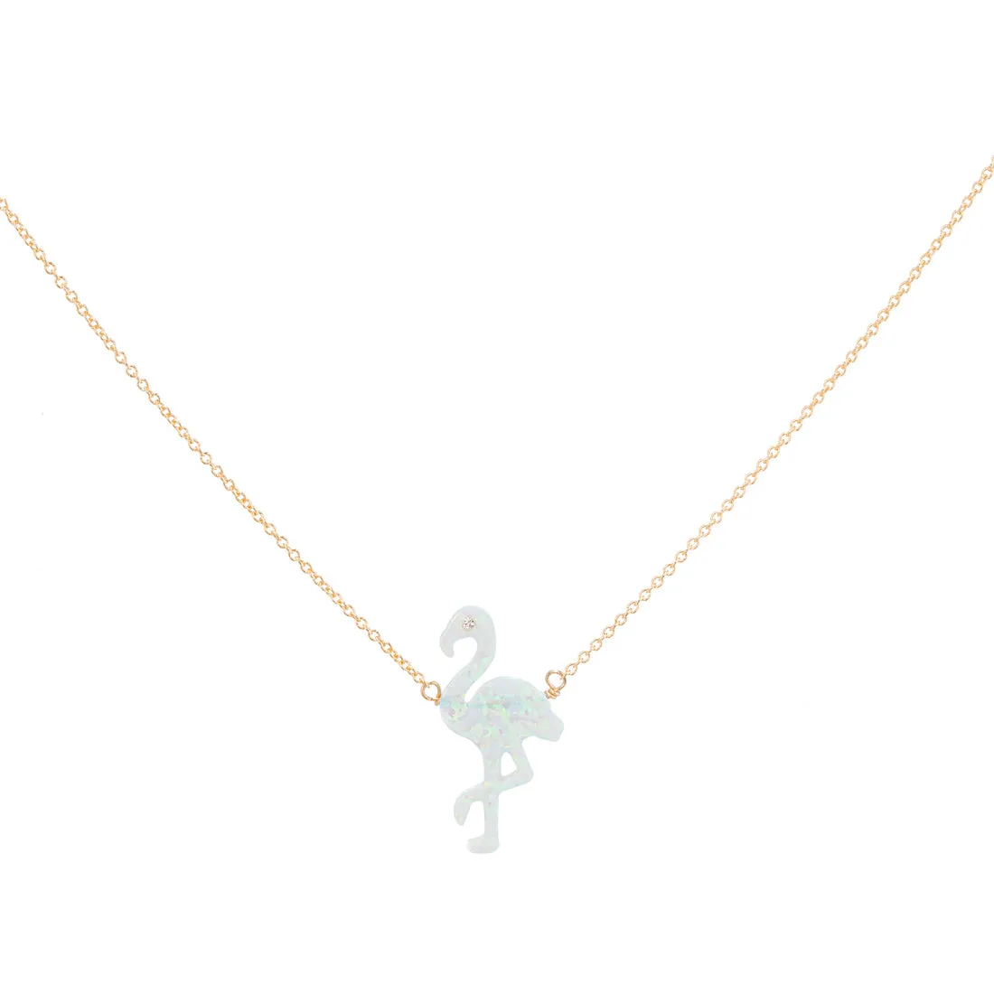 bara boheme | "FLAMINGO" Opal Necklace