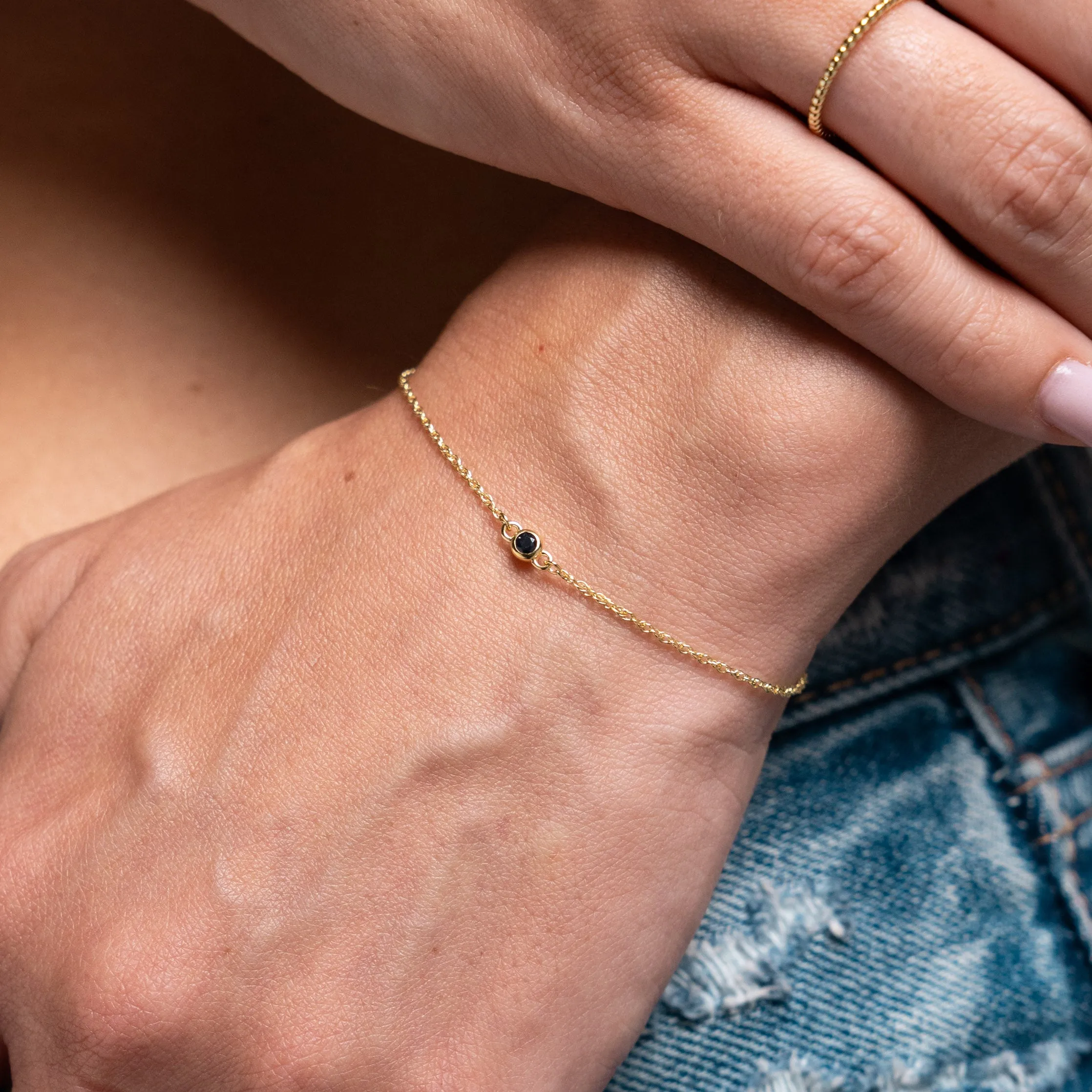 Black Sapphire Bracelet