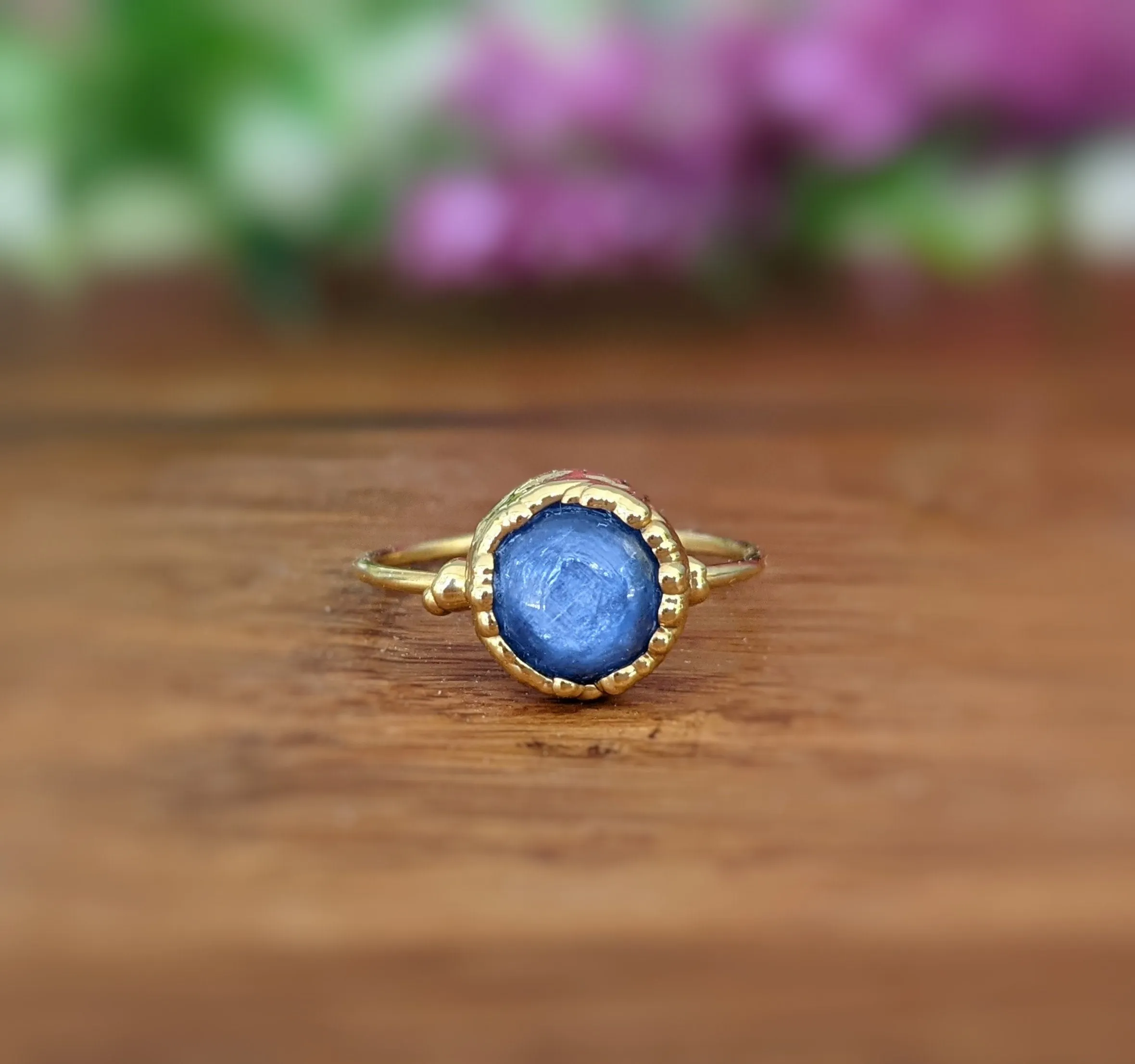 Blue Kyanite ring