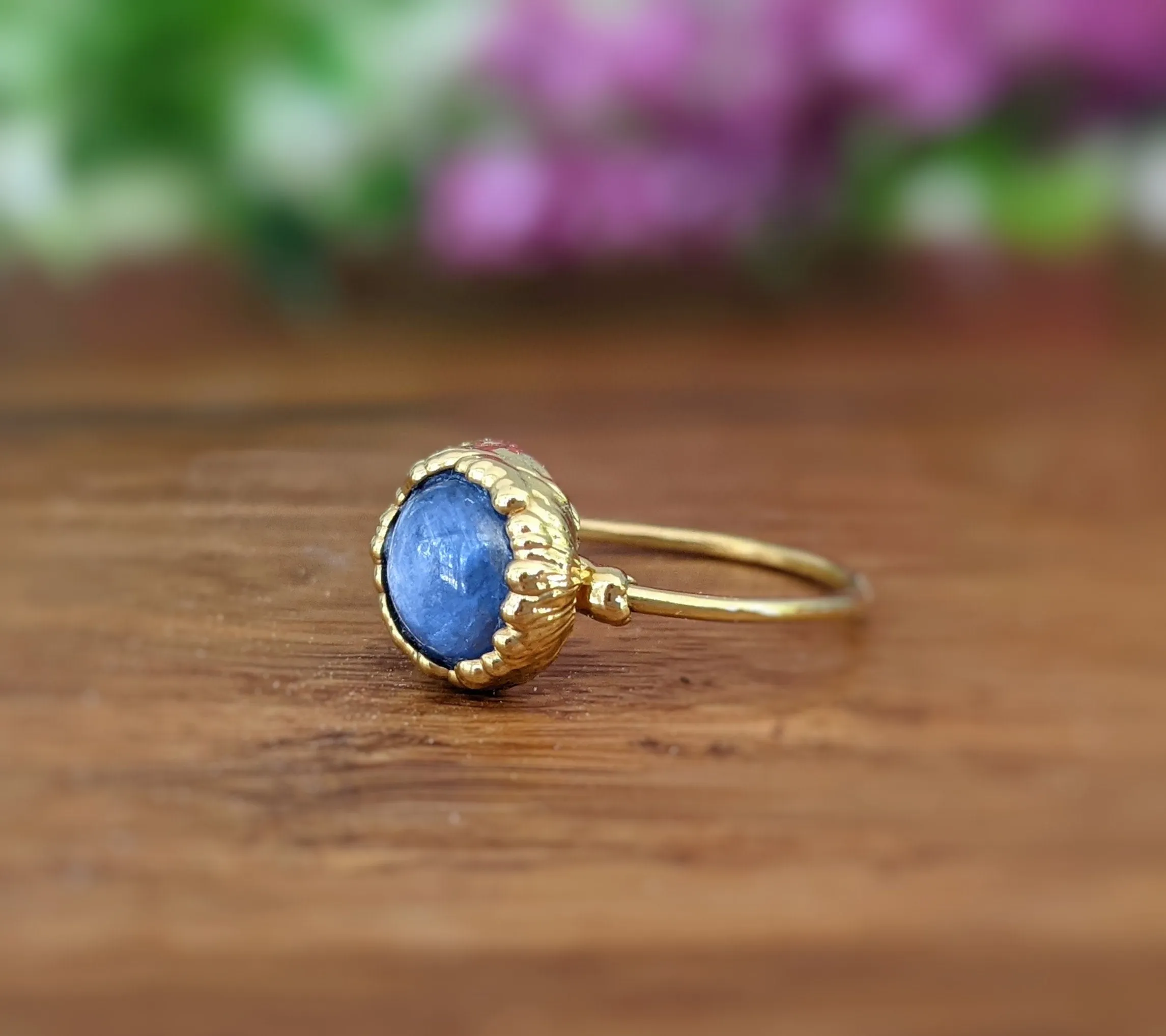 Blue Kyanite ring