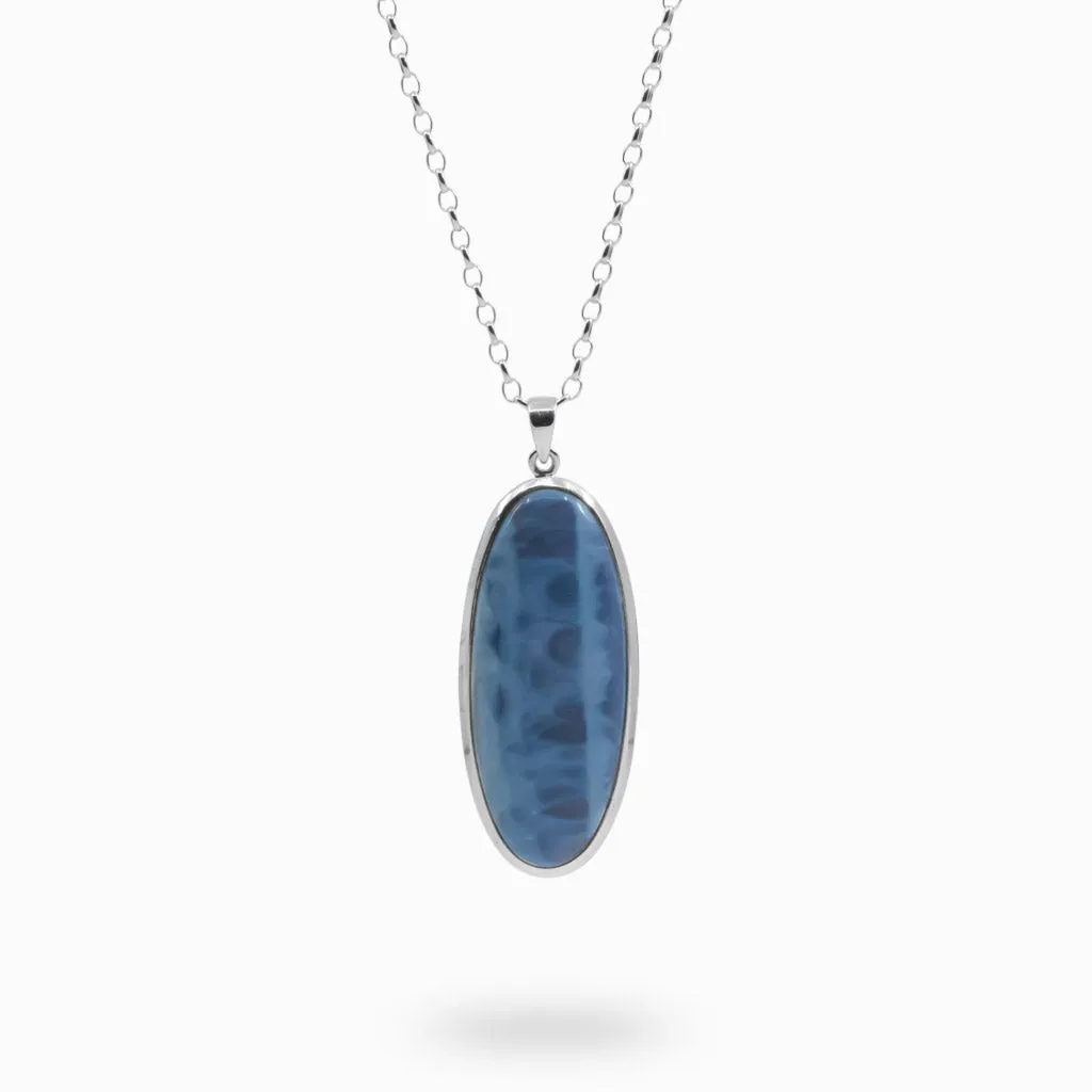 Blue Opal Necklace