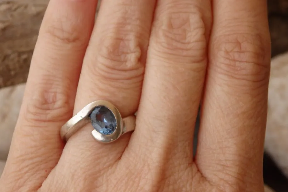 Blue Topaz Ring