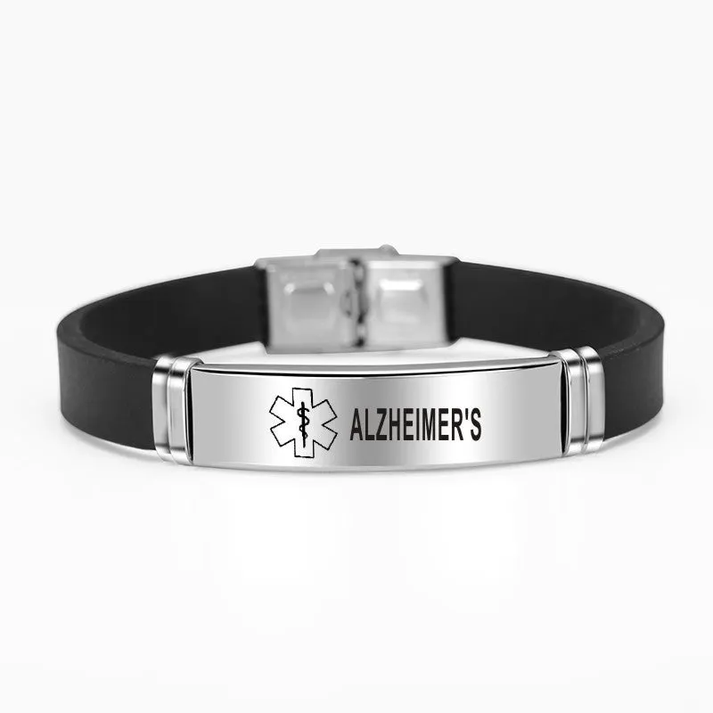 Bracelet Stainless Steel Silicone Bracelet Star Of Life