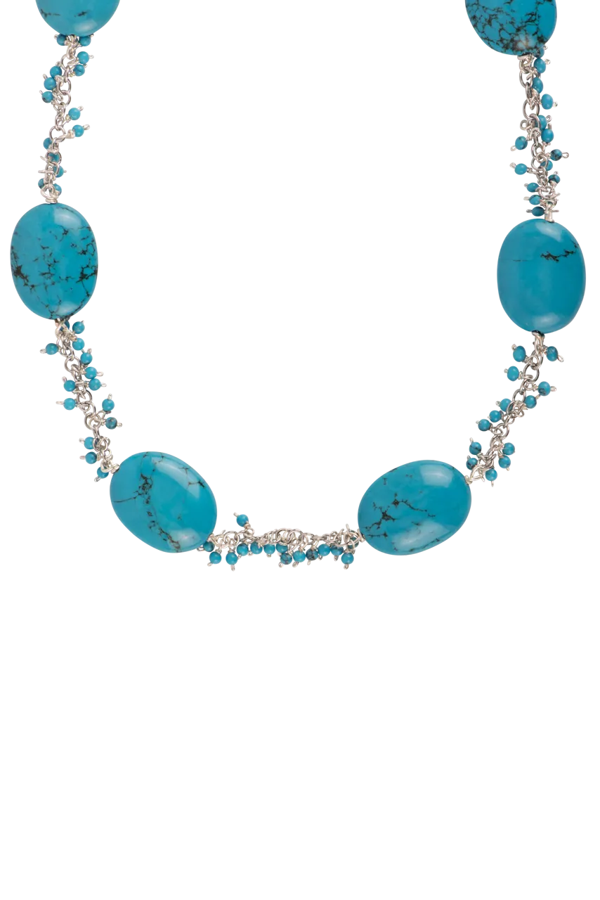 Brown Eyed Girls Turquoise Pebble Necklace