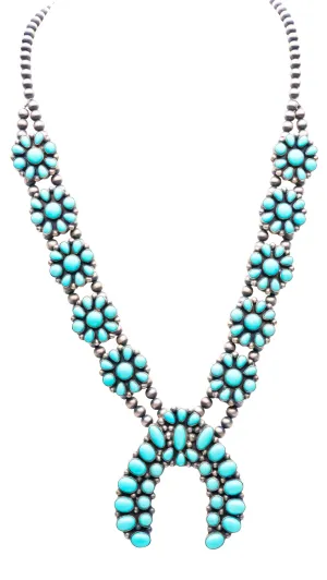 Campitos Turquoise Squash Blossom Necklace | Kathleen Chavez