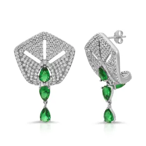 Charlotte Emerald Earrings