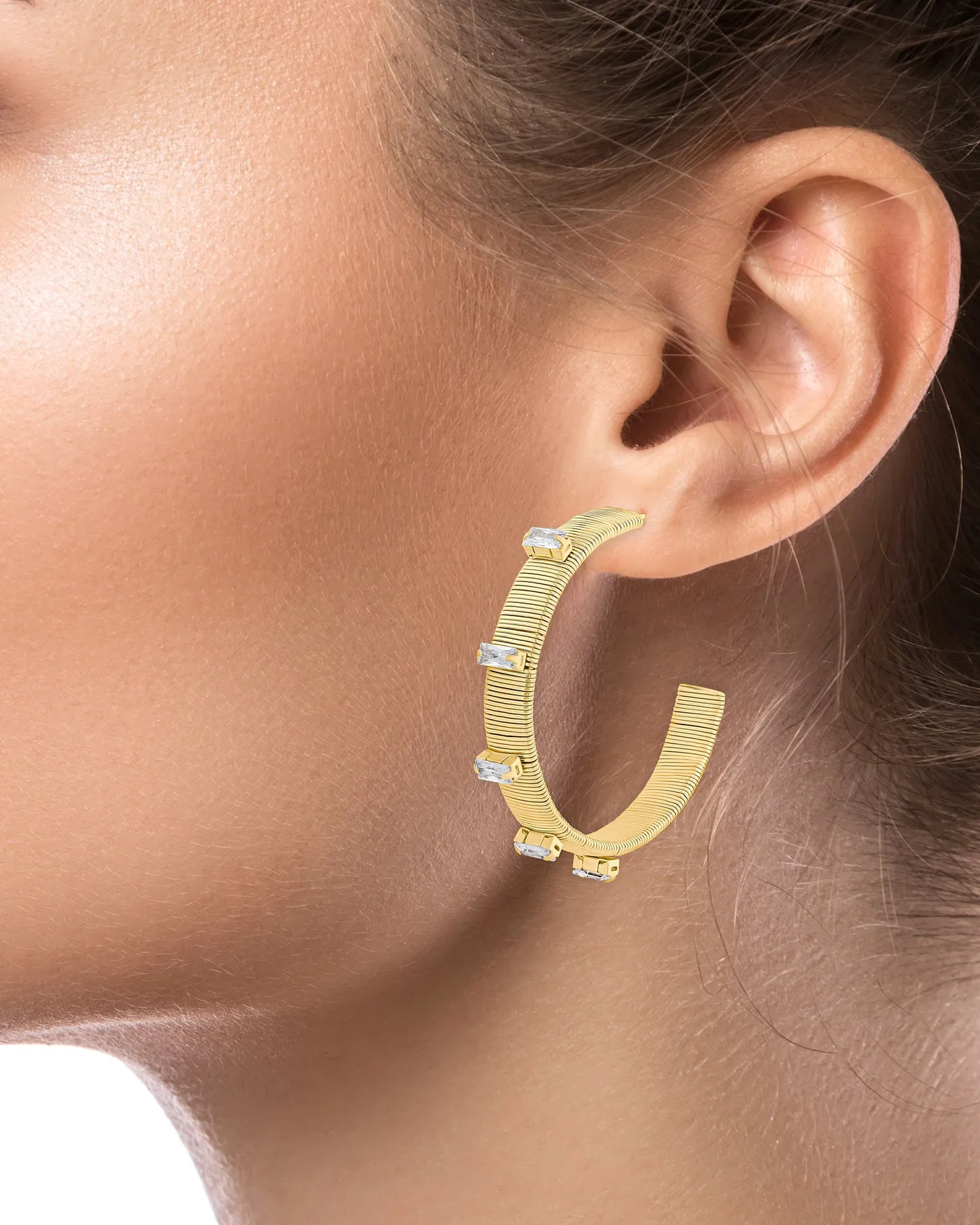 Cobra Hoop Earrings