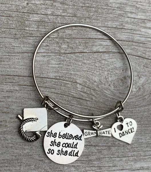 Dance Graduation Bracelet - Pick Style