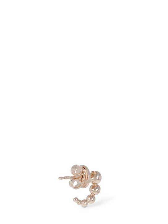 DoDo   9kt Rose gold Bollicine mono earring 