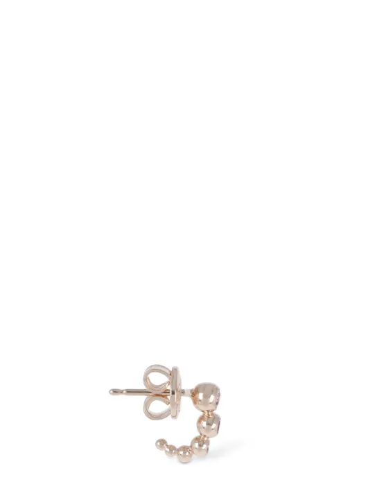 DoDo   9kt Rose gold Bollicine mono earring 