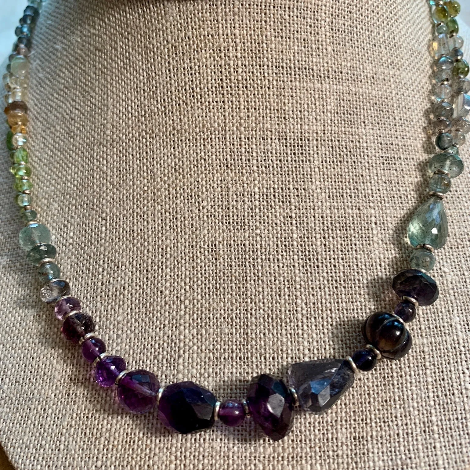 Double Strand Gemstones Necklace by Ruth