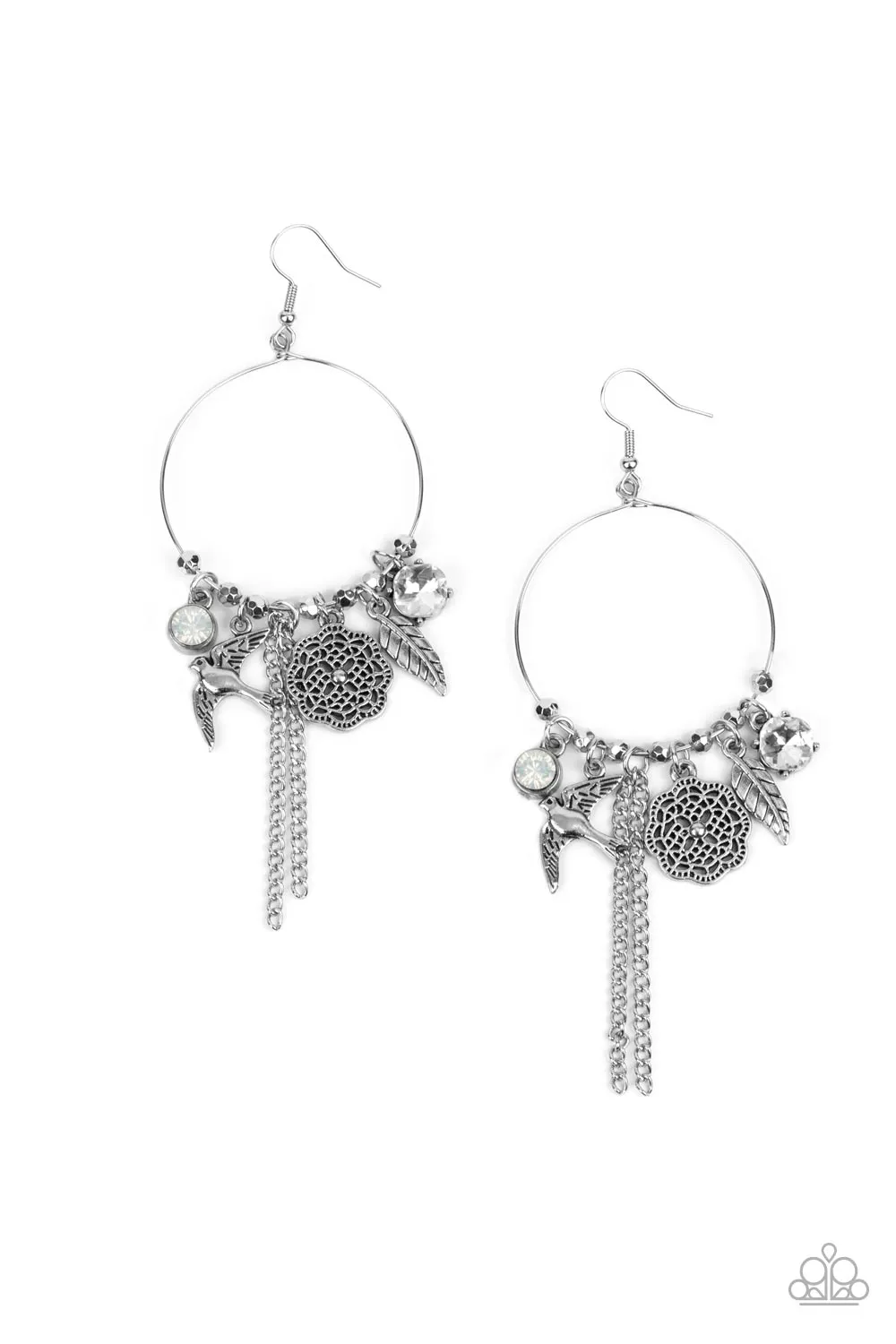 Earrings TWEET Dreams - White E2319