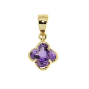 Flower Amethyst Necklace