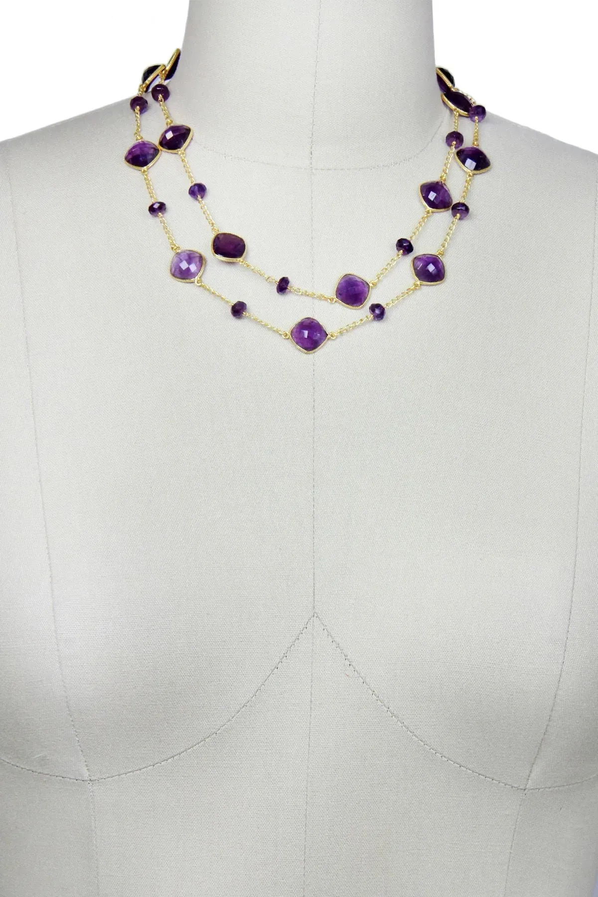 Gemstone Long Necklace