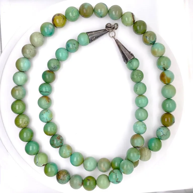 Green Turquoise Bead Necklace