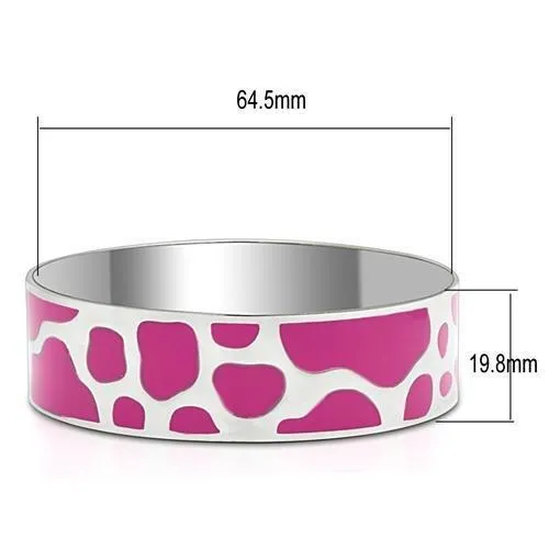 High polished (no plating) Stainless Steel Bangle with No Stone for Women Style TK289