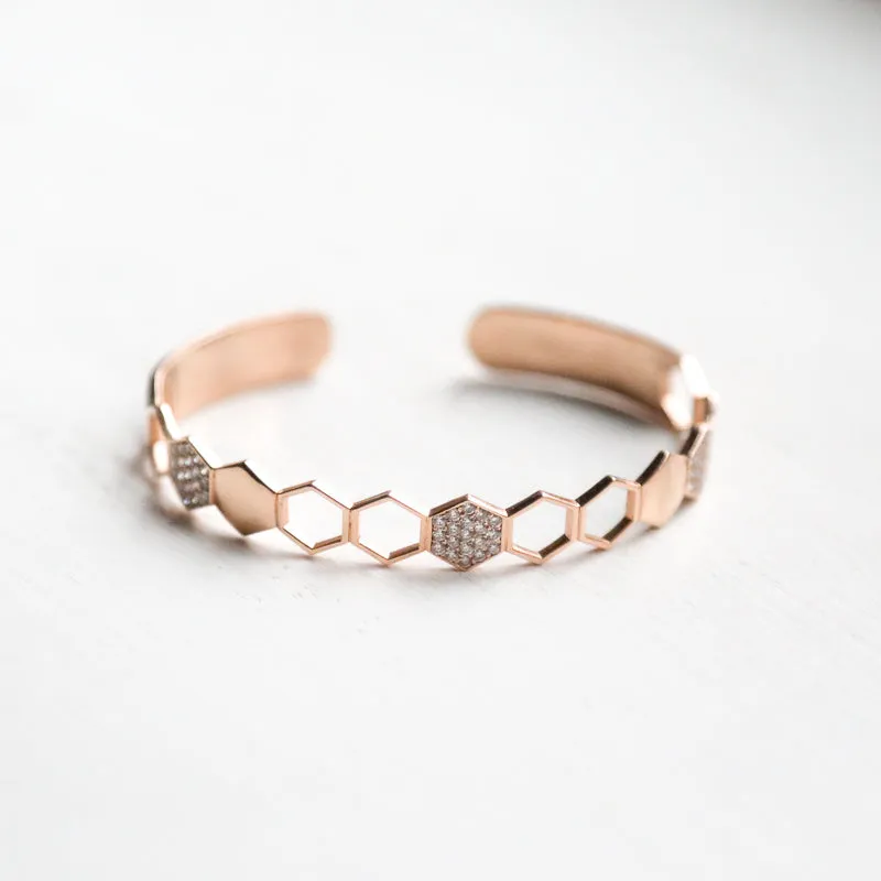 Honeycomb Bangle