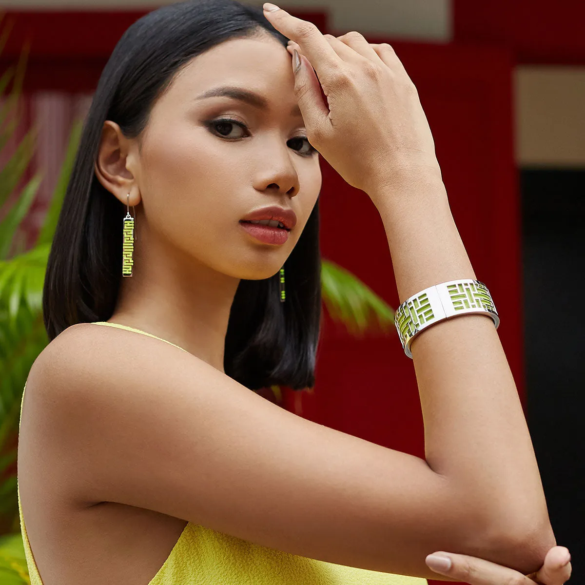 Huế Bangle - Pomelo Green