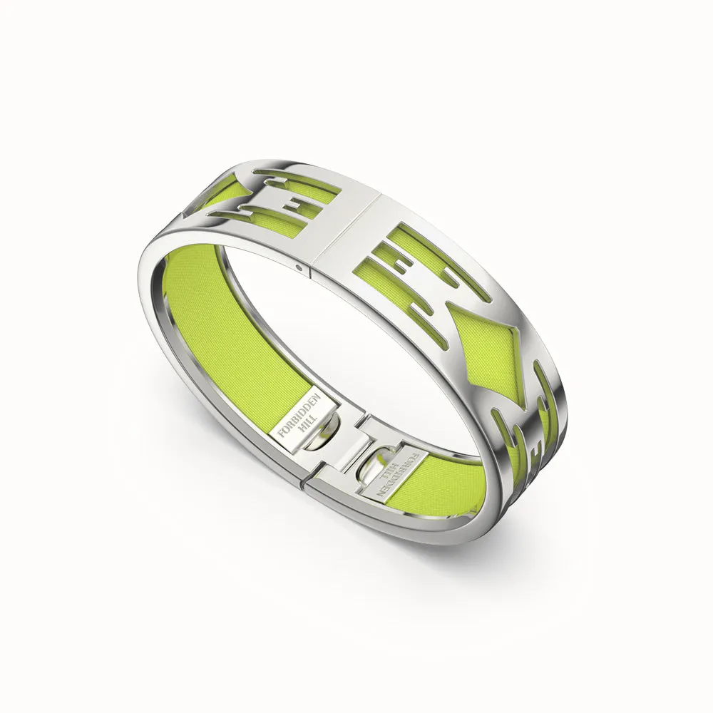 Ikat Bangle - Pomelo Green