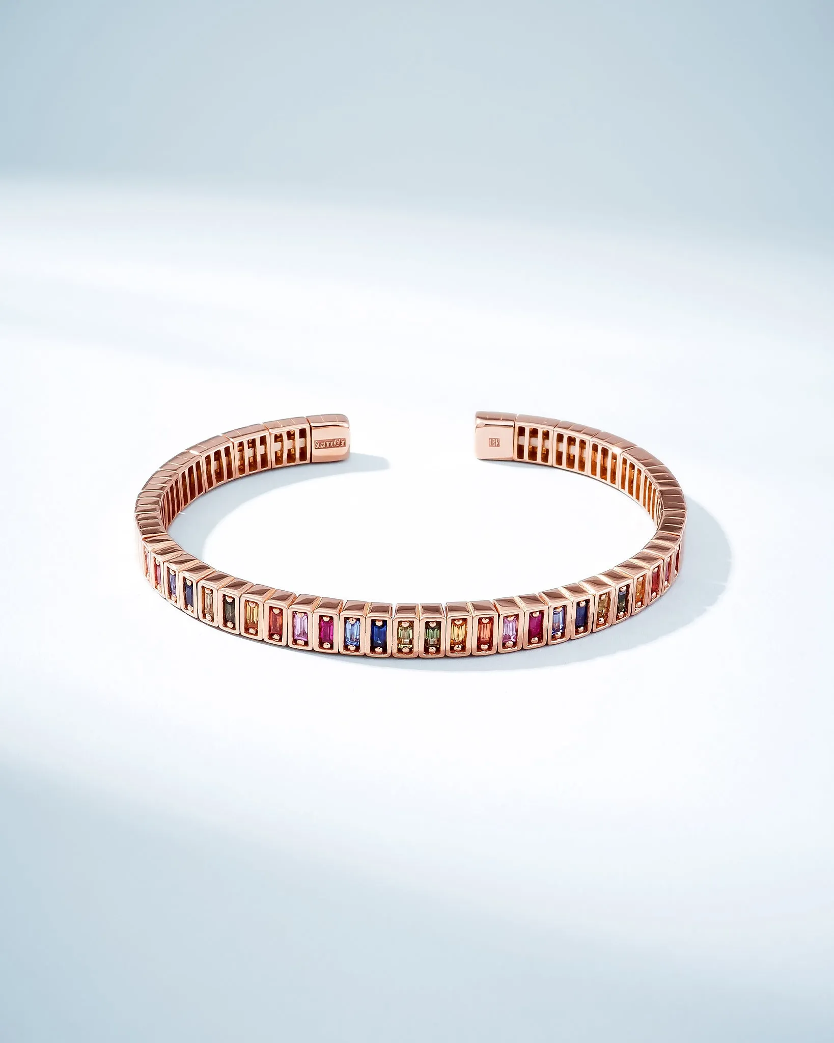 Inlay Rainbow Sapphire Bangle