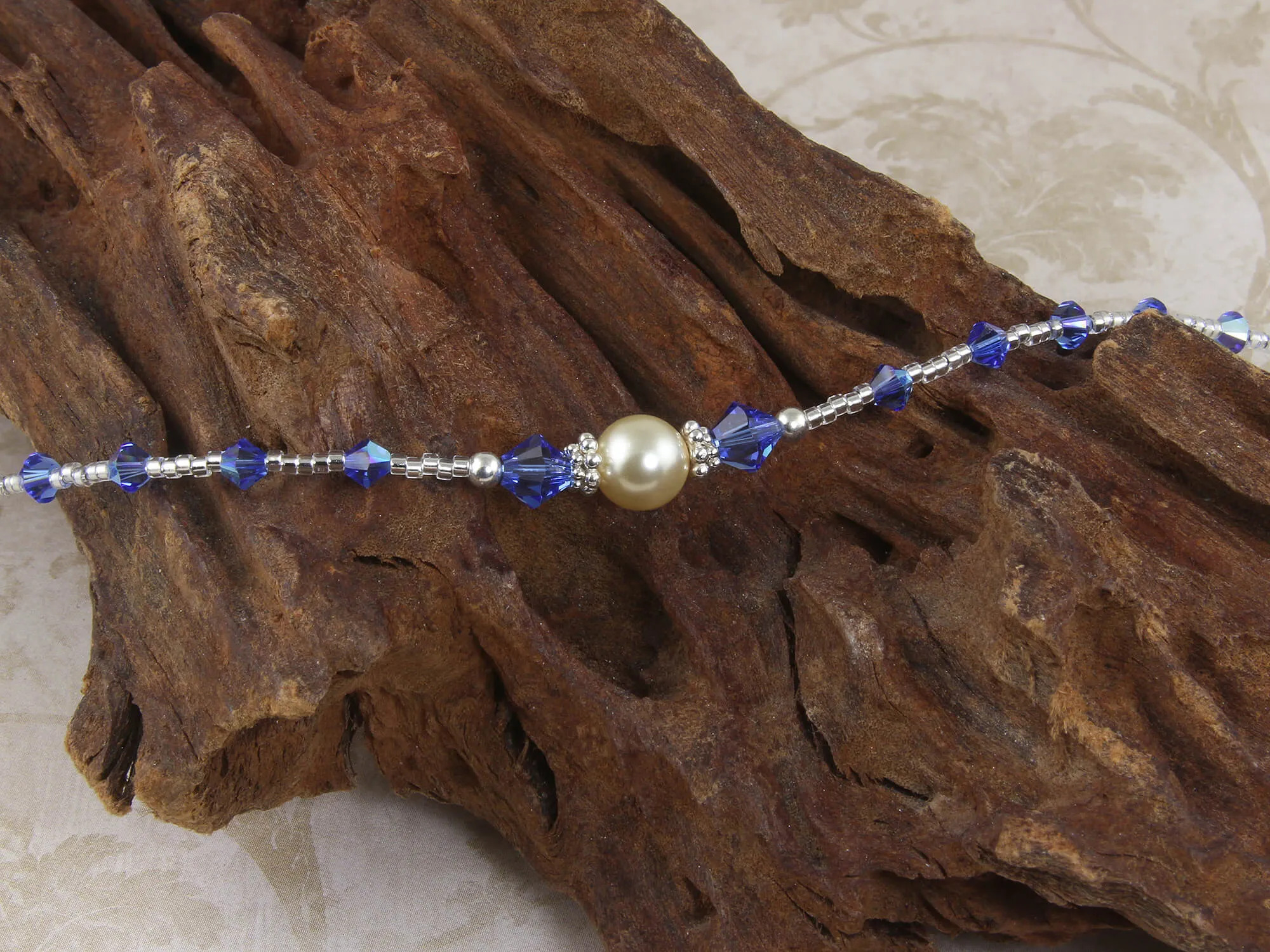 J'adore - Something Blue Wedding Sapphire Anklet