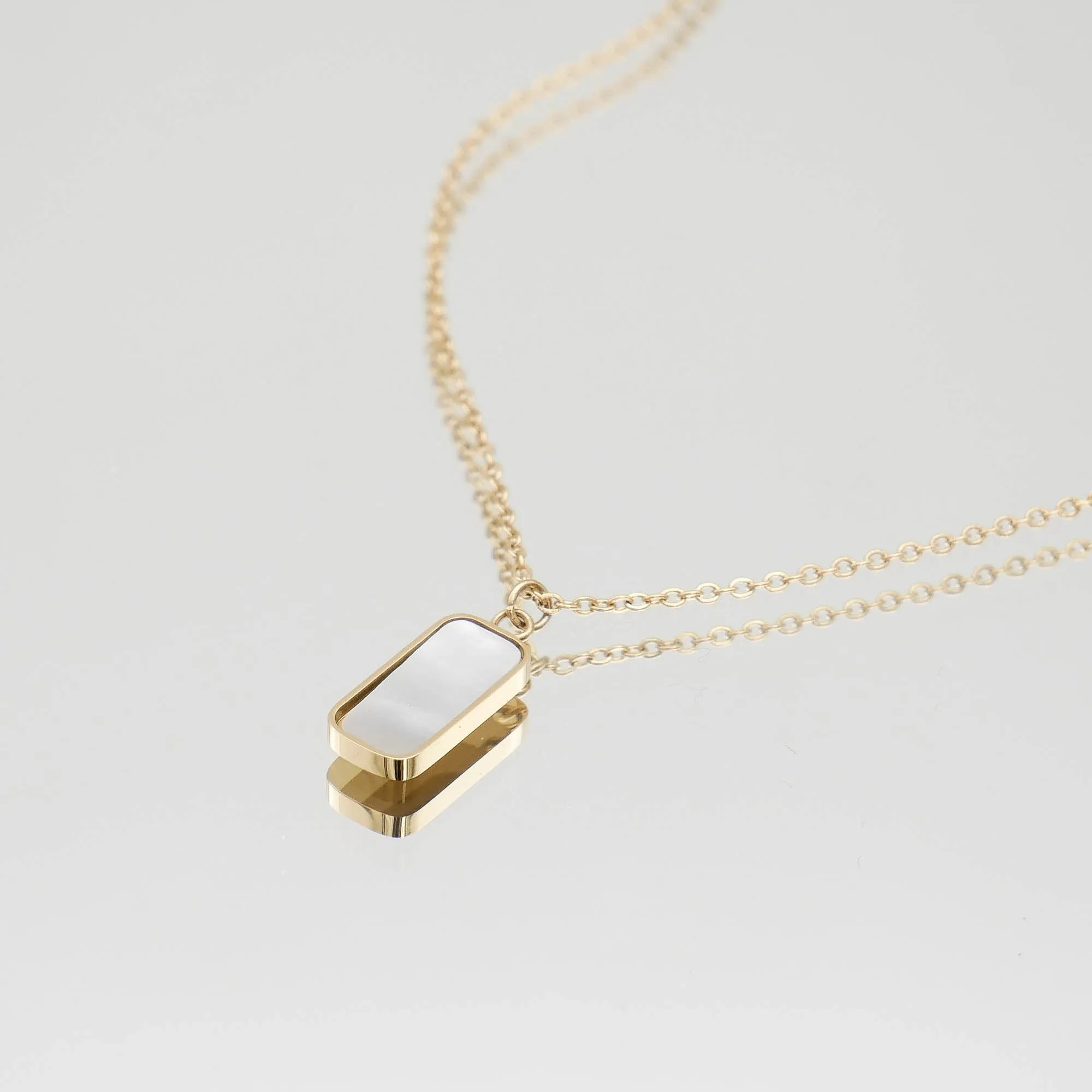 Janelle Opal Tablet Necklace