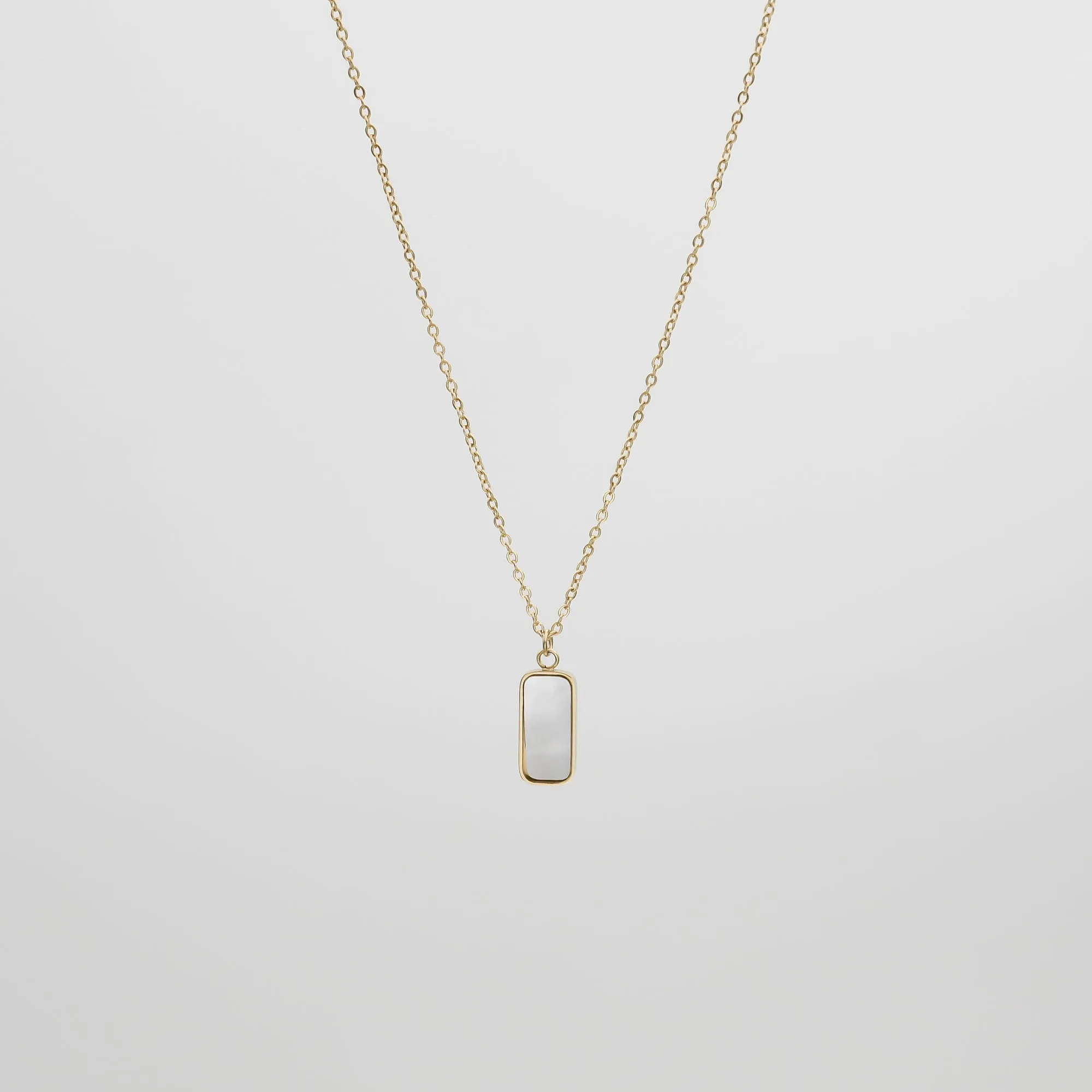 Janelle Opal Tablet Necklace