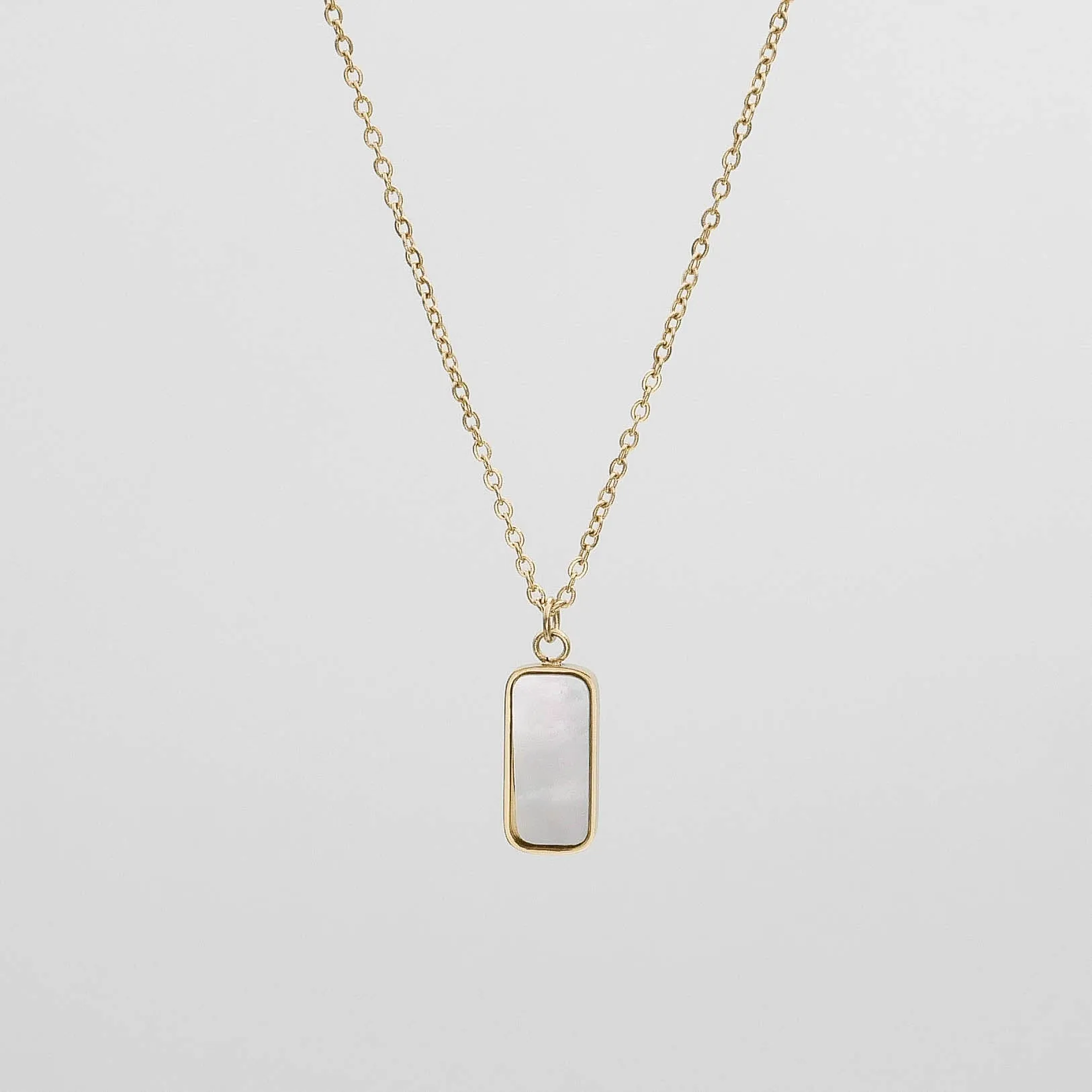 Janelle Opal Tablet Necklace