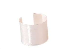 Karine Sultan Zoe Hammered Cuff - Silver