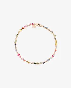 La Fantaisie Star Dust Rainbow Sapphire Bracelet