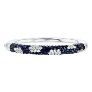 Marco Valente Sapphire and Diamond Bangle Bracelet