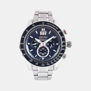 Men's Blue Stainless Steel Chronograph Watch SPC135P1