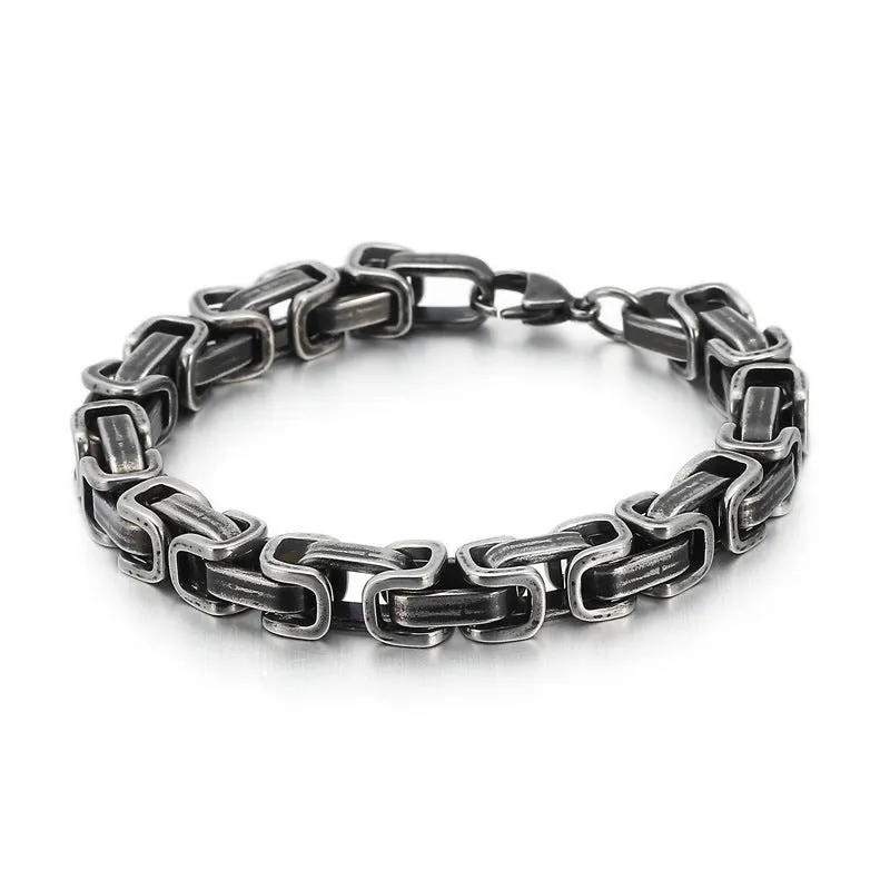 Men's Casual All-Match Stainless Steel Bracelet