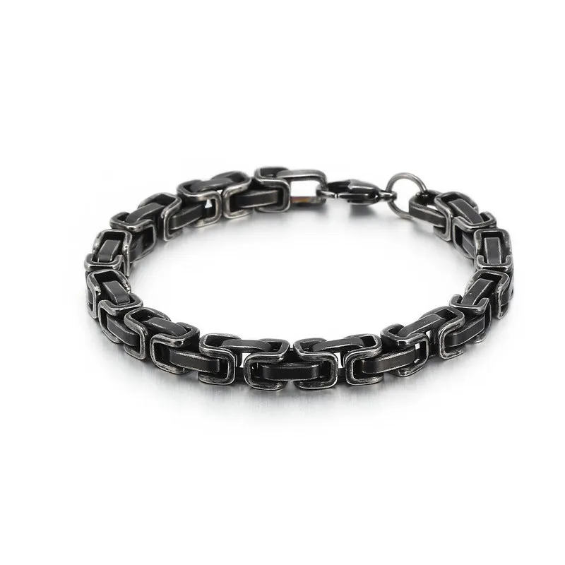 Men's Casual All-Match Stainless Steel Bracelet