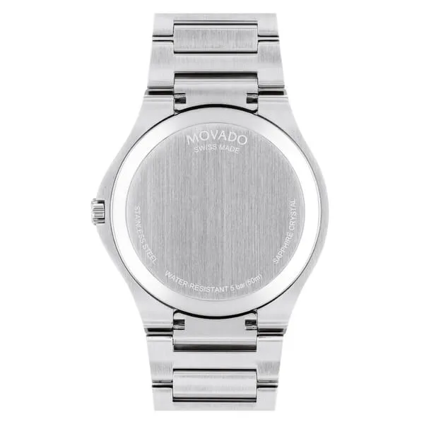 Movado SE Grey Dial Two Tone Men's Watch 0607514