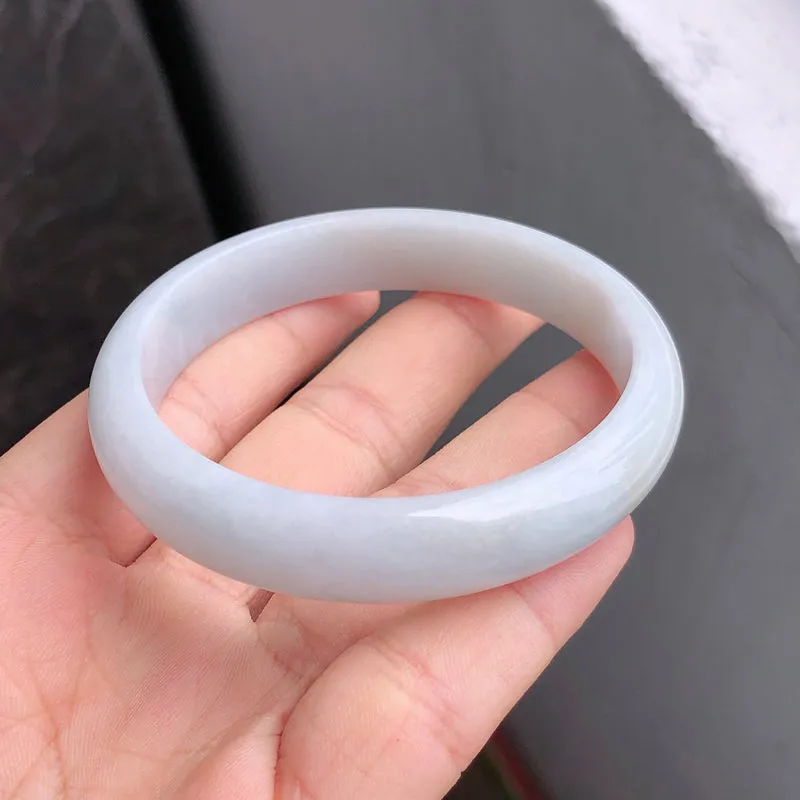 Natural Jade Bangle Jadeite Bangle Internal Diameter 56mm NBE082